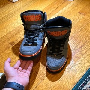 OSIRIS shoes rare color, way, orange, and gray